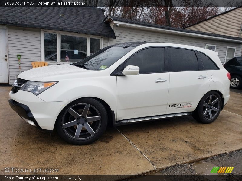 Aspen White Pearl / Ebony 2009 Acura MDX