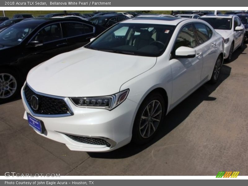 Bellanova White Pearl / Parchment 2018 Acura TLX Sedan