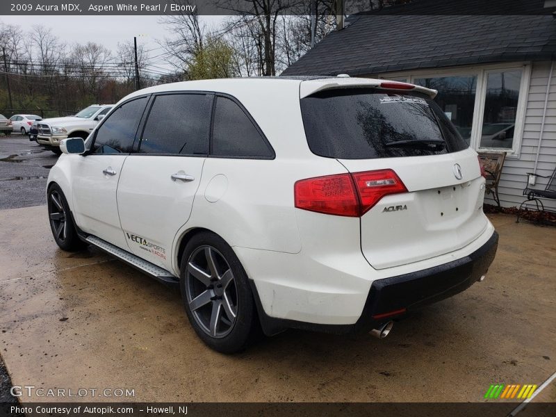 Aspen White Pearl / Ebony 2009 Acura MDX
