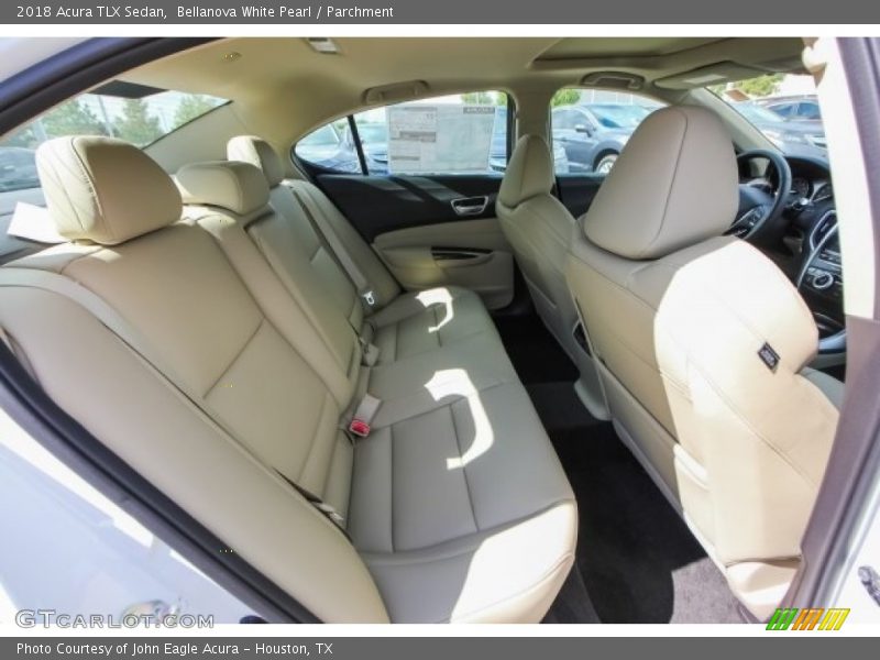 Bellanova White Pearl / Parchment 2018 Acura TLX Sedan