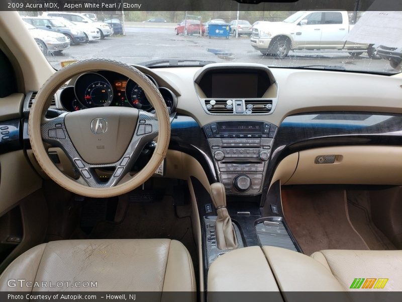 Aspen White Pearl / Ebony 2009 Acura MDX