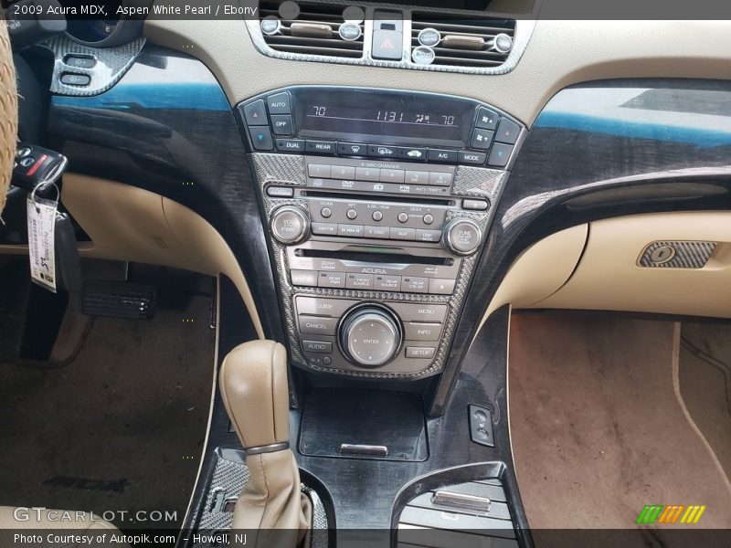 Aspen White Pearl / Ebony 2009 Acura MDX