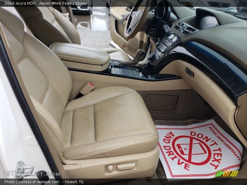 Aspen White Pearl / Ebony 2009 Acura MDX