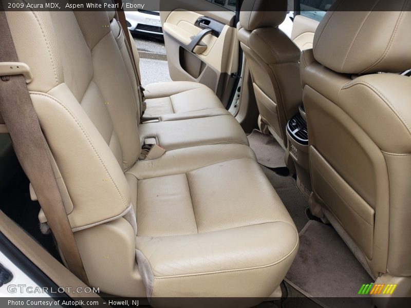 Aspen White Pearl / Ebony 2009 Acura MDX