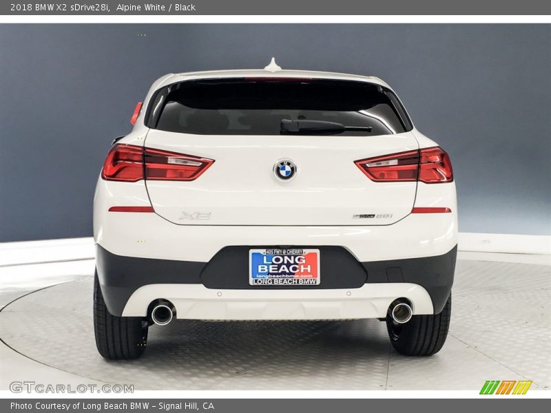 Alpine White / Black 2018 BMW X2 sDrive28i