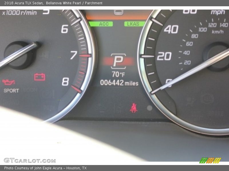 Bellanova White Pearl / Parchment 2018 Acura TLX Sedan