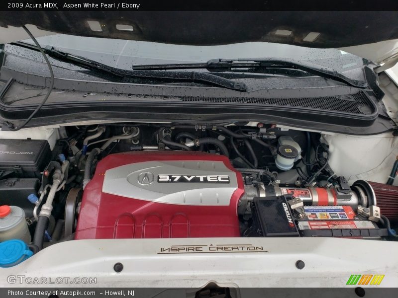Aspen White Pearl / Ebony 2009 Acura MDX