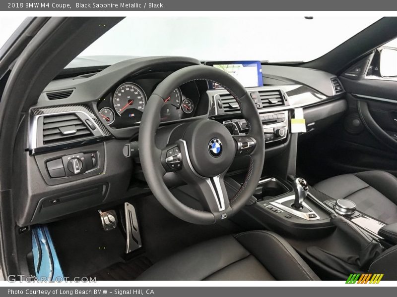 Black Sapphire Metallic / Black 2018 BMW M4 Coupe