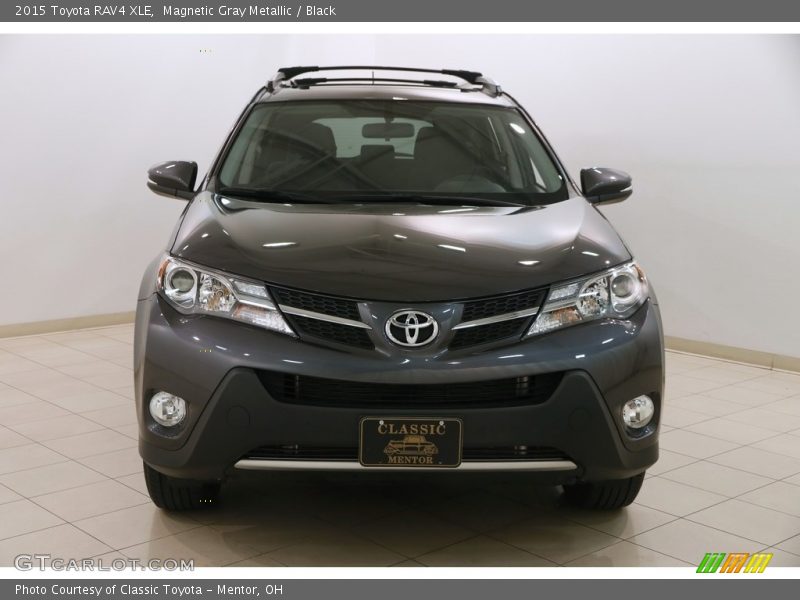 Magnetic Gray Metallic / Black 2015 Toyota RAV4 XLE