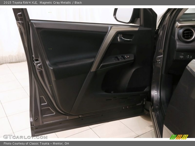 Magnetic Gray Metallic / Black 2015 Toyota RAV4 XLE
