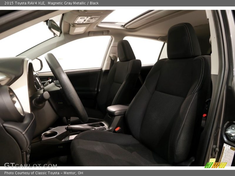 Magnetic Gray Metallic / Black 2015 Toyota RAV4 XLE