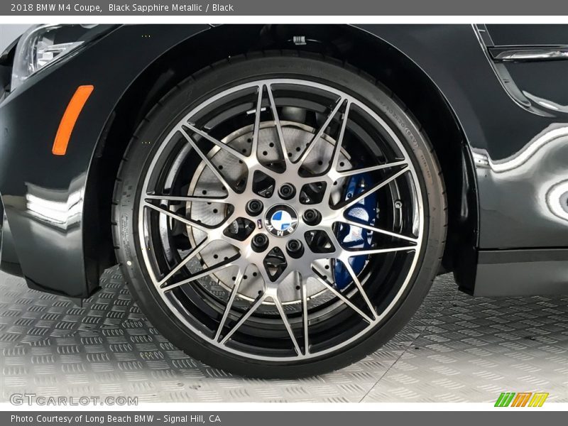 Black Sapphire Metallic / Black 2018 BMW M4 Coupe