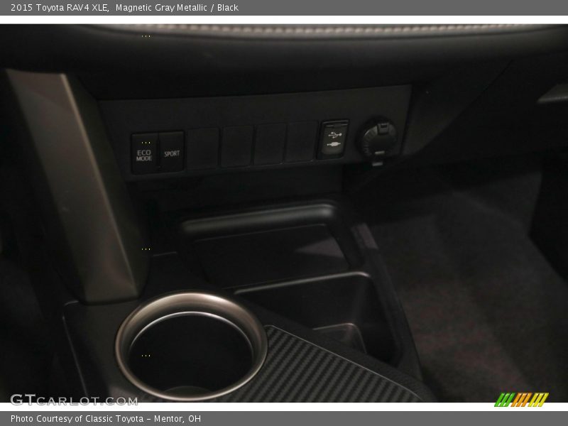 Magnetic Gray Metallic / Black 2015 Toyota RAV4 XLE
