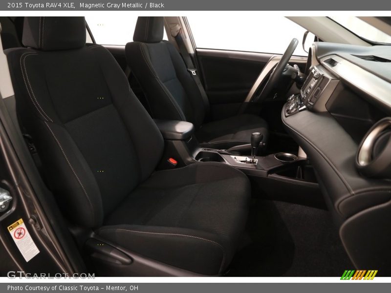 Magnetic Gray Metallic / Black 2015 Toyota RAV4 XLE
