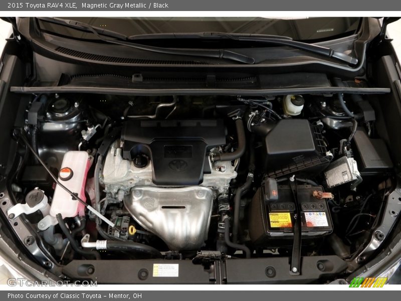 Magnetic Gray Metallic / Black 2015 Toyota RAV4 XLE