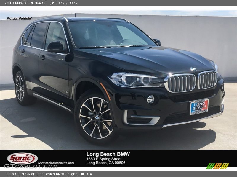 Jet Black / Black 2018 BMW X5 sDrive35i