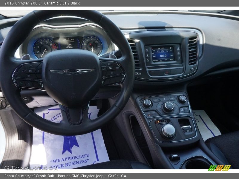 Ceramic Blue / Black 2015 Chrysler 200 S