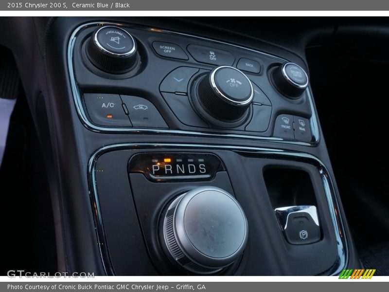 Ceramic Blue / Black 2015 Chrysler 200 S