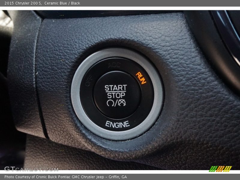 Ceramic Blue / Black 2015 Chrysler 200 S