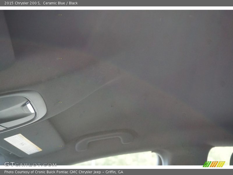 Ceramic Blue / Black 2015 Chrysler 200 S