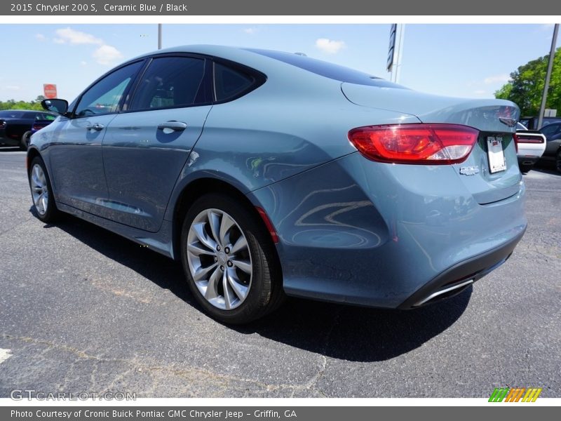 Ceramic Blue / Black 2015 Chrysler 200 S
