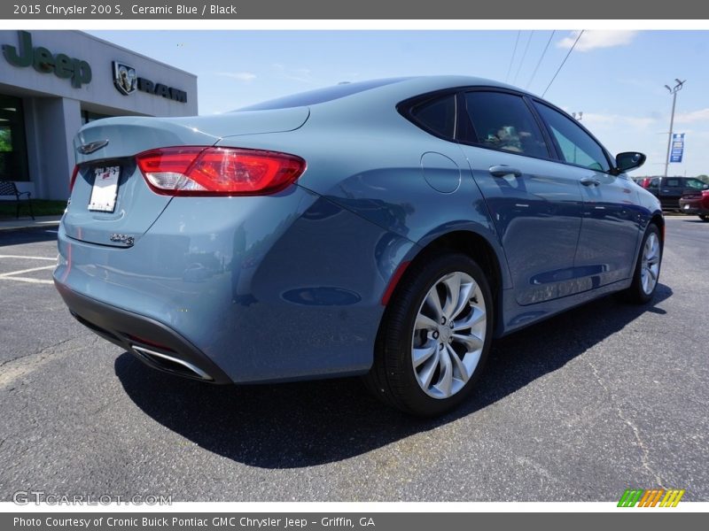 Ceramic Blue / Black 2015 Chrysler 200 S