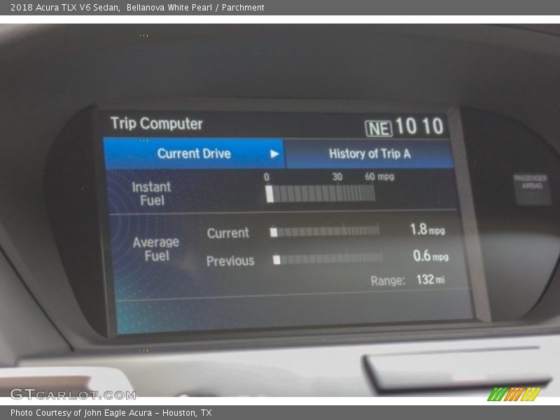 Bellanova White Pearl / Parchment 2018 Acura TLX V6 Sedan