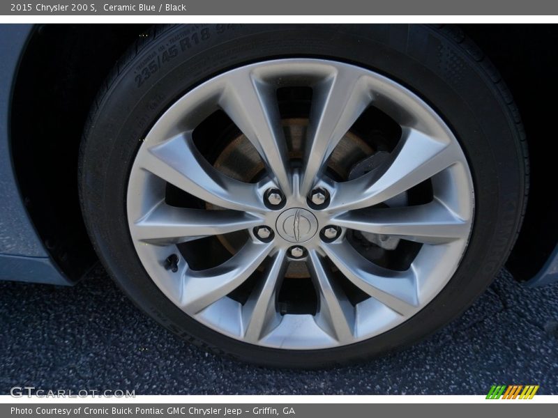 Ceramic Blue / Black 2015 Chrysler 200 S