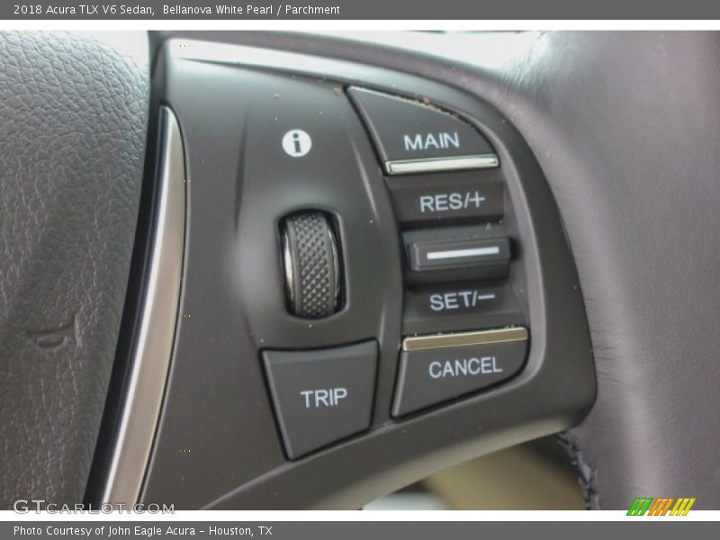 Bellanova White Pearl / Parchment 2018 Acura TLX V6 Sedan