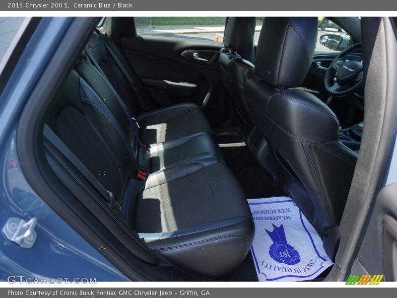Ceramic Blue / Black 2015 Chrysler 200 S