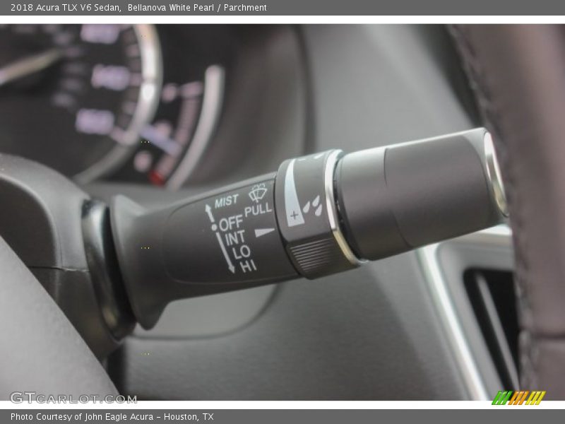 Bellanova White Pearl / Parchment 2018 Acura TLX V6 Sedan