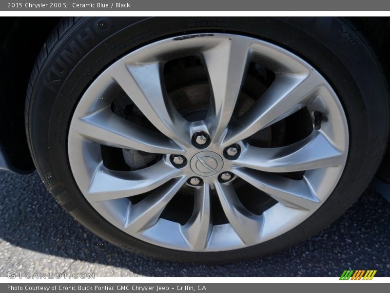 Ceramic Blue / Black 2015 Chrysler 200 S