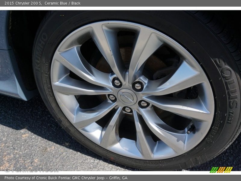 Ceramic Blue / Black 2015 Chrysler 200 S