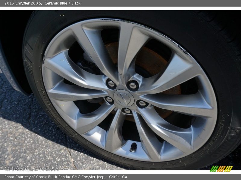Ceramic Blue / Black 2015 Chrysler 200 S