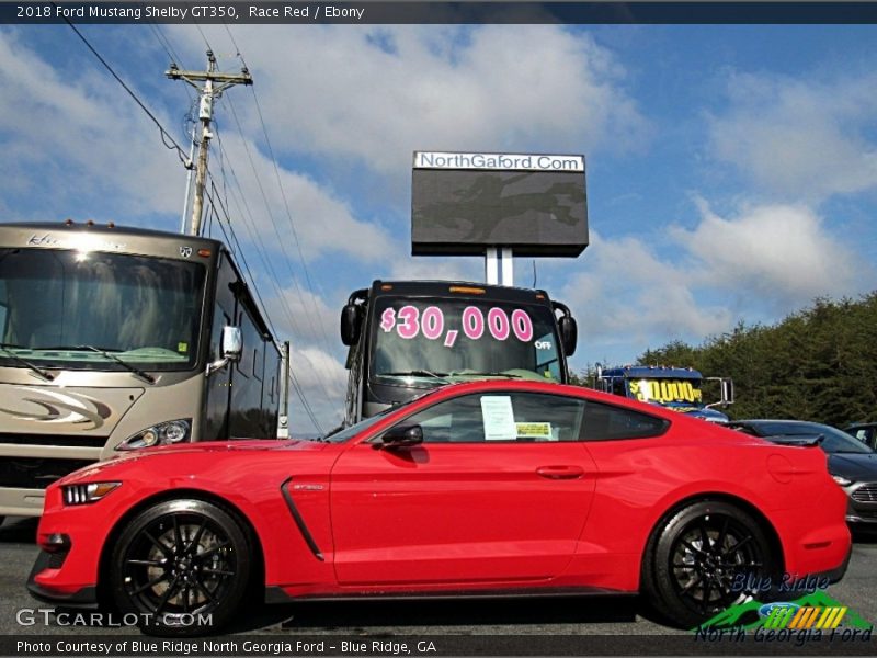 Race Red / Ebony 2018 Ford Mustang Shelby GT350