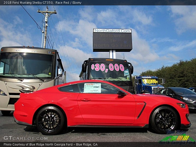 Race Red / Ebony 2018 Ford Mustang Shelby GT350