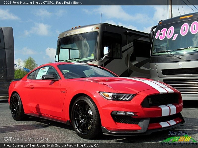 Race Red / Ebony 2018 Ford Mustang Shelby GT350