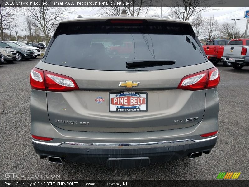 Pepperdust Metallic / Jet Black 2018 Chevrolet Equinox Premier AWD