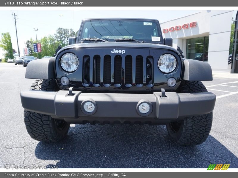 Black / Black 2018 Jeep Wrangler Sport 4x4