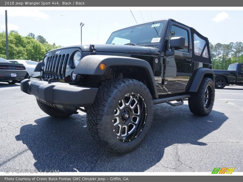 Black / Black 2018 Jeep Wrangler Sport 4x4