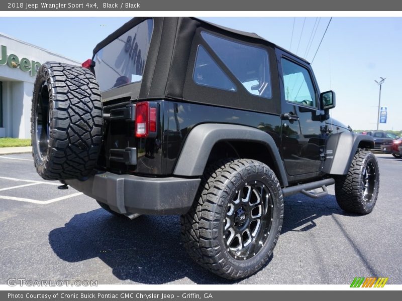 Black / Black 2018 Jeep Wrangler Sport 4x4
