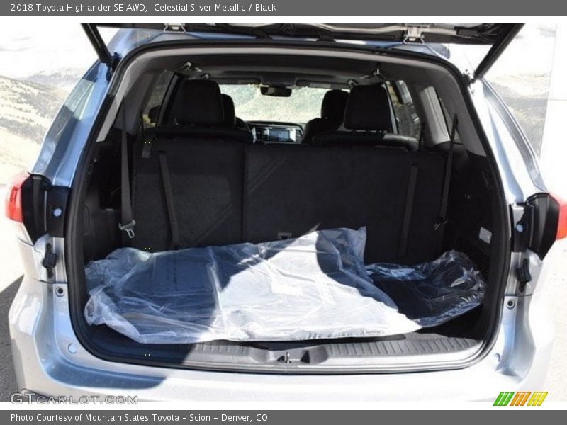 Celestial Silver Metallic / Black 2018 Toyota Highlander SE AWD