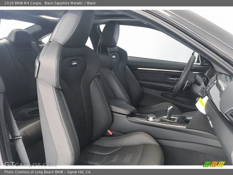 Black Sapphire Metallic / Black 2018 BMW M4 Coupe