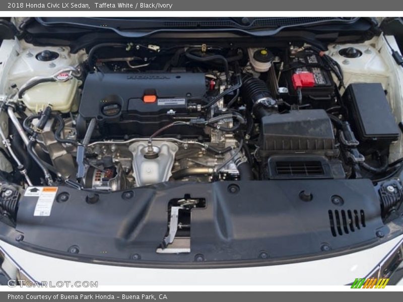 Taffeta White / Black/Ivory 2018 Honda Civic LX Sedan