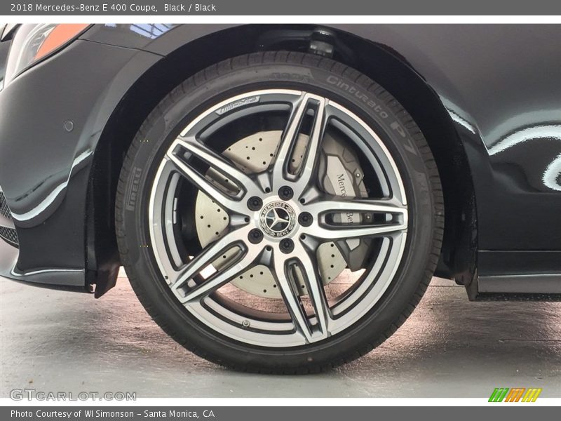 Black / Black 2018 Mercedes-Benz E 400 Coupe