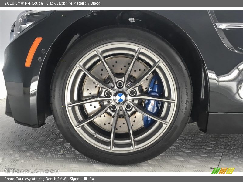 Black Sapphire Metallic / Black 2018 BMW M4 Coupe
