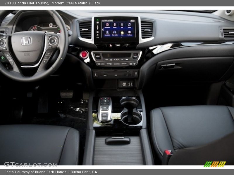 Modern Steel Metallic / Black 2018 Honda Pilot Touring