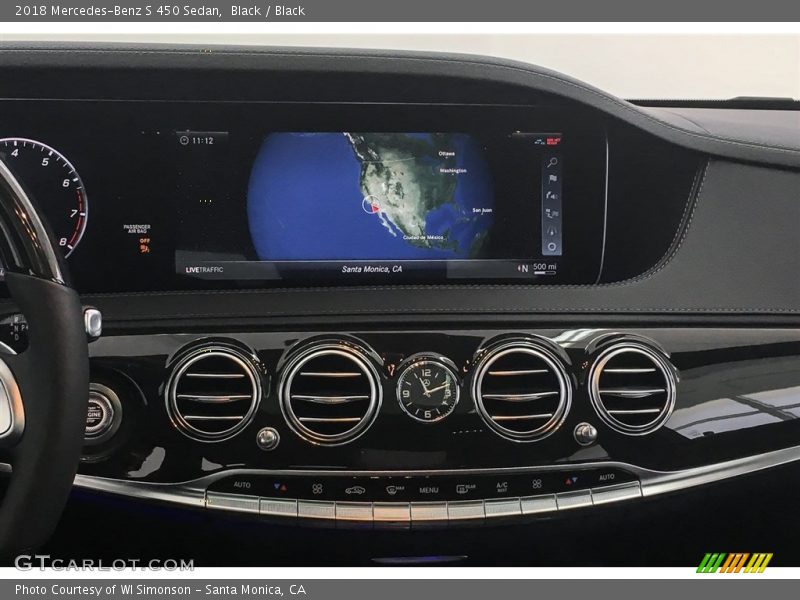 Black / Black 2018 Mercedes-Benz S 450 Sedan