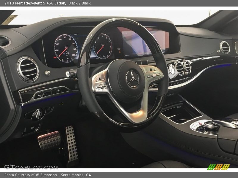 Black / Black 2018 Mercedes-Benz S 450 Sedan