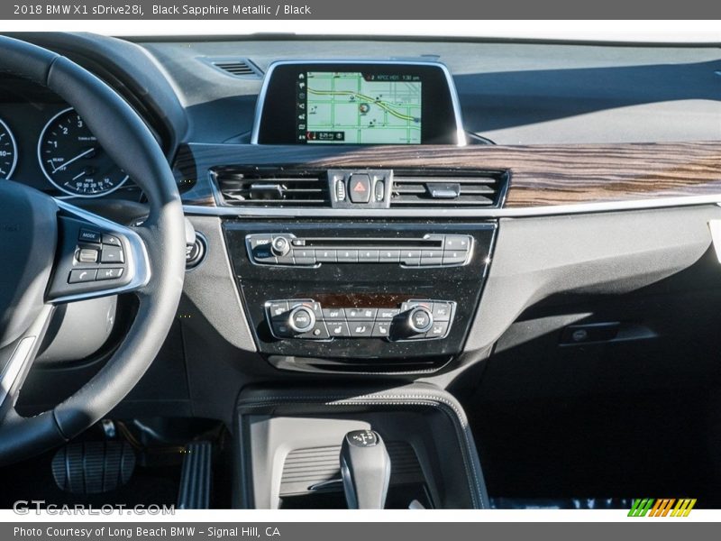 Black Sapphire Metallic / Black 2018 BMW X1 sDrive28i
